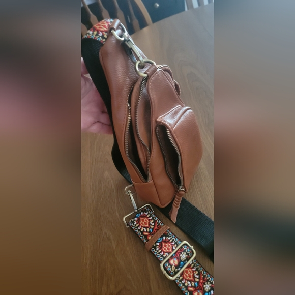 Antik Kraft Crossbody Bag Boho - Tasha Webbing Strap Sling - Picture 5 of 7